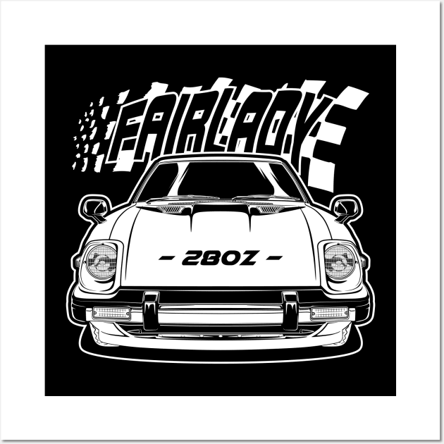 Fairlady 280Z - White Print Wall Art by WINdesign